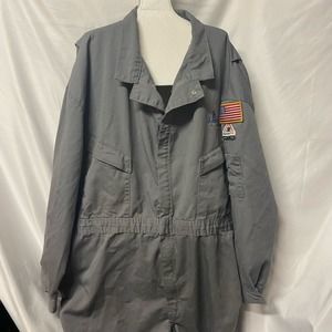 Bulwark Protective Apparel Coveralls 60-RG Flame Resistant Latshaw Drilling Logo